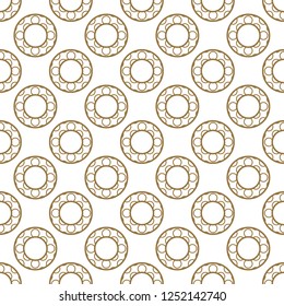 Abstract textured circle geometric vector pattern.
