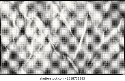 Abstrato Texturizado Pontilhado Meio-Tom Retro Papel Impressão Textura Quadro Vetor Papel de Parede