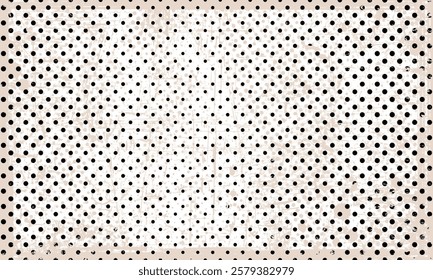 Abstract Textured Dotted Halftone Retro Paper Print Texture Vector Wallpaper