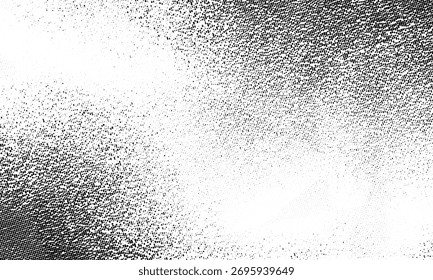 Abstrato Texturizado Pontilhado Meio-Tom Retro Papel Impressão Textura Quadro Vetor Papel de Parede Fundo