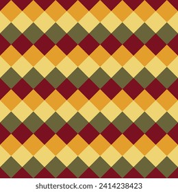 Abstract textured geometric background. Seamless checkered pattern for fabric carpet ornament native textile wallpaper vector illustration design.
