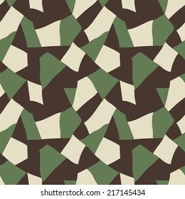 Abstract textured geometric seamless pattern. Vector illustration