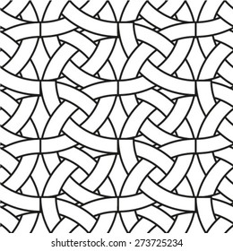 Abstract textured geometric seamless pattern. Vector.