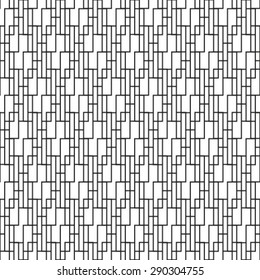 Abstract textured geometric seamless pattern. Vector.