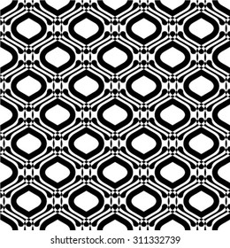 Abstract textured geometric seamless pattern. Vector.