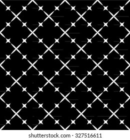 Abstract textured geometric seamless pattern. Vector. black and white.a