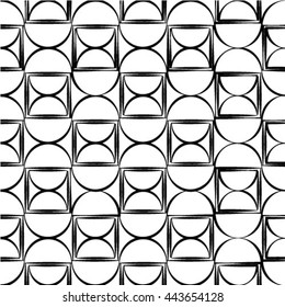 Abstract textured geometric seamless pattern.