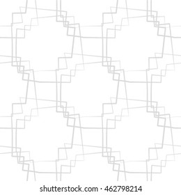 Abstract textured geometric seamless pattern. Vector.
