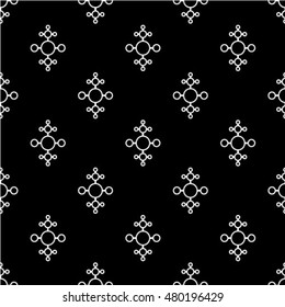 Abstract textured geometric seamless pattern.