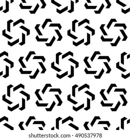 Abstract textured geometric seamless pattern.