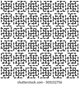 Abstract textured geometric seamless pattern.