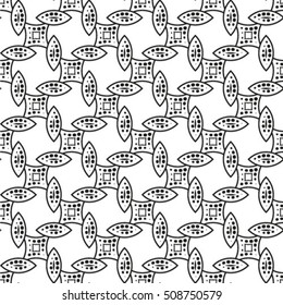 Abstract textured geometric seamless pattern.