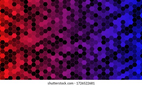 Abstract textured of geometric shapes. Abstract Hexagons Pattern background. Wallpaper Creative Design Template vector.