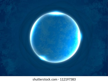 Abstract textured glass circle - Powered by Shutterstock - Get 15% off with code: PIKWIZARD15