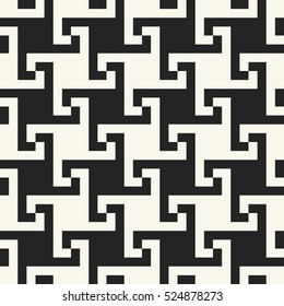 Abstract textured houndstooth checked motif. Seamless pattern.