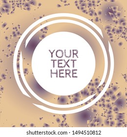 Abstract textured invite template in lilac purple