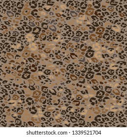 Abstract textured pattern. Bright animal skin. Leopard seamless print.