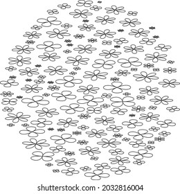 Abstract textured  pattern. Modern minimal texture.