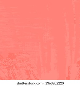 Abstract textured pink banner. Vector illustration. Trendy pink color background