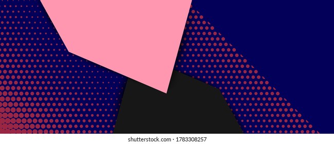 Abstrakte, strukturierte rosa und goldene Elemente Details Hintergrund mit schwarzen und fantasievollen glänzenden Elementen Universal Design-Verband hellgoldfarben