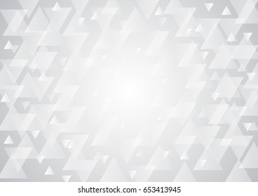 Abstract textured polygon on white background. Vector triangle background design