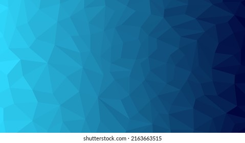 Resumen texturado de fondo poligonal. Ornamento geométrico abstracto azul oscuro con gradiente.Concepto gráfico para su diseño.