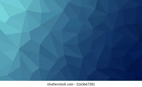 Resumen texturado de fondo poligonal. Ornamento geométrico abstracto azul oscuro con gradiente.Concepto gráfico para su diseño.Mosaico.