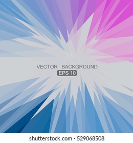 Abstract textured polygonal background. light vector 