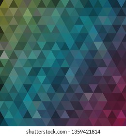 Abstract textured polygonal background. Vector blurry triangle background design.