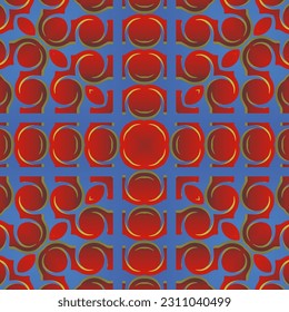 Resumen textura sin costura de fondo en colores azul y rojo