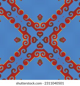 Resumen textura sin costura de fondo en colores azul y rojo