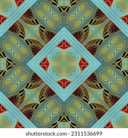 Resumen textura sin costura de fondo en colores azul y rojo
