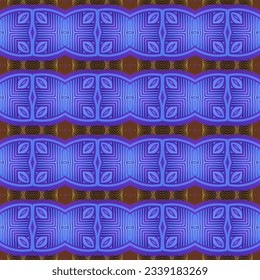 Abstract textured seamless background in blue brown color