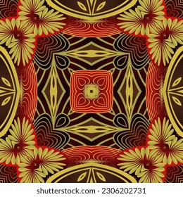 Resumen textura sin costura fondo en colores marrón y amarillo dorado