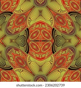Resumen textura sin costura fondo en colores marrón y amarillo dorado
