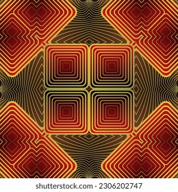 Abstract textured seamless background in brown and golden yellow colors