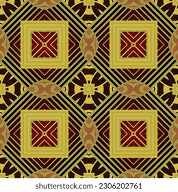 Abstract textured seamless background in brown and golden yellow colors