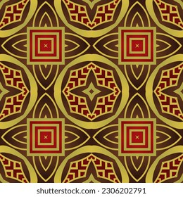Abstract textured seamless background in brown and golden yellow colors