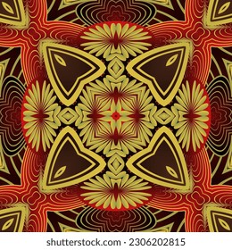 Resumen textura sin costura fondo en colores marrón y amarillo dorado