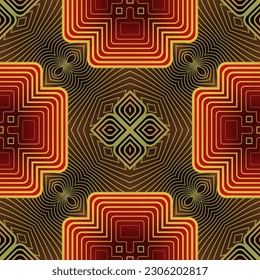 Abstract textured seamless background in brown and golden yellow colors