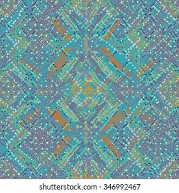 Abstract textured seamless pattern. Distressed print. Chaotic background texture