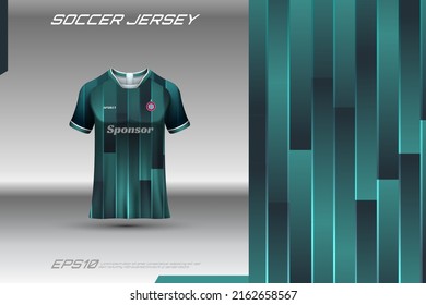 Abstract textured sports jersey design t-shirt for racing, football, gaming, motocross, cycling. Mockup vector design template.