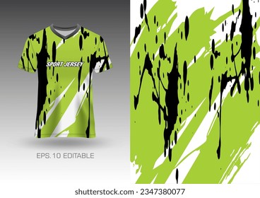 Abstract textured t-shirt background vector design for sport jersey, football, racing, game, motocross, cycling, downhill, leggings