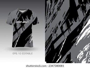 Resumen de diseño vectorial de fondo de camisetas texturadas para camisetas deportivas jersey, fútbol, carreras, caza, motocross, ciclismo, cuesta abajo, leggings