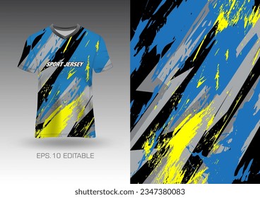 Resumen de diseño vectorial de fondo de camisetas texturadas para camisetas deportivas jersey, fútbol, carreras, caza, motocross, ciclismo, cuesta abajo, leggings