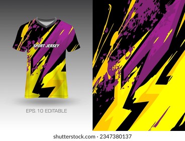 Resumen de diseño vectorial de fondo de camisetas texturadas para camisetas deportivas jersey, fútbol, carreras, caza, motocross, ciclismo, cuesta abajo, leggings