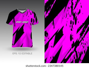 Abstract textured t-shirt background vector design for sport jersey, football, racing, game, motocross, cycling, downhill, leggings