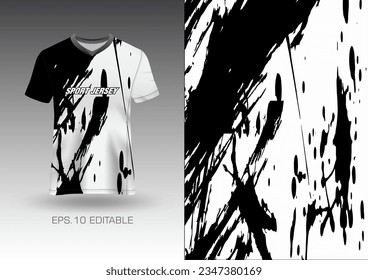 Resumen de diseño vectorial de fondo de camisetas texturadas para camisetas deportivas jersey, fútbol, carreras, caza, motocross, ciclismo, cuesta abajo, leggings