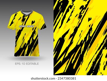 Abstract textured t-shirt background vector design for sport jersey, football, racing, game, motocross, cycling, downhill, leggings