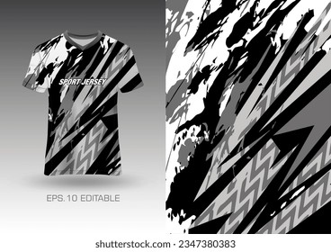 Resumen de diseño vectorial de fondo de camisetas texturadas para camisetas deportivas jersey, fútbol, carreras, caza, motocross, ciclismo, cuesta abajo, leggings